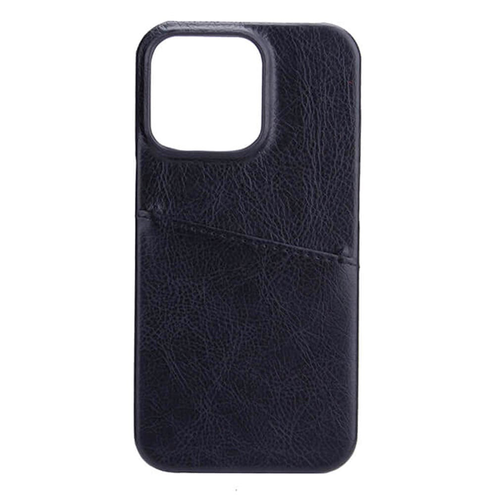 iPhone 13 Pro Onsala Collection Leather Case w. Card pocket - Black