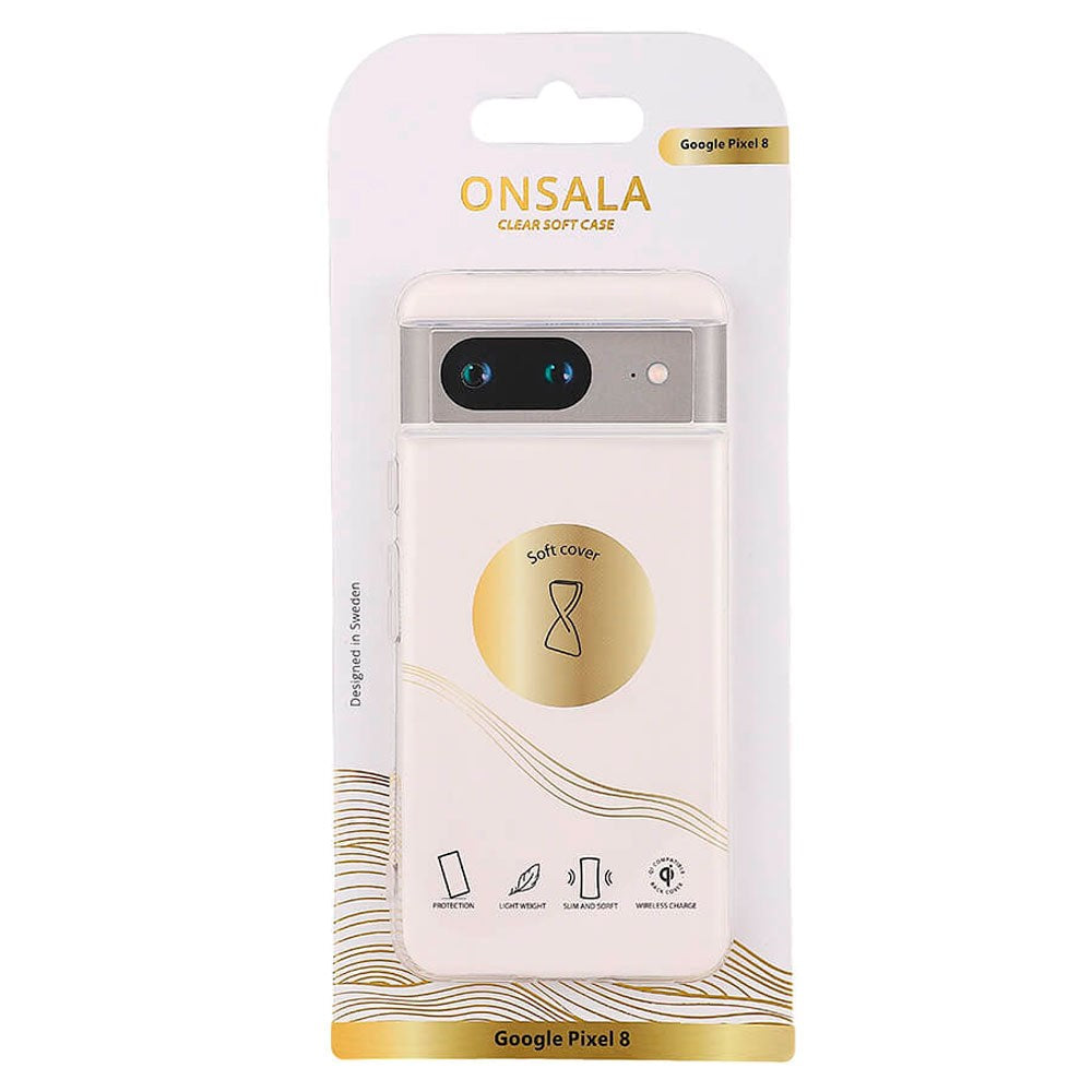 Google Pixel 8 Onsala Clear Soft Case - Transparent