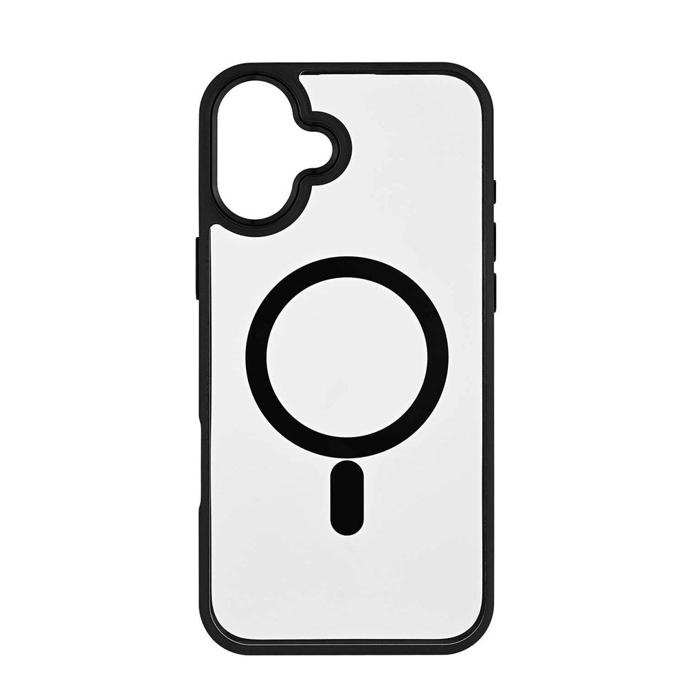 iPhone 16 Plus Onsala Bumper Case - MagSafe Compatible - Black & Transparent