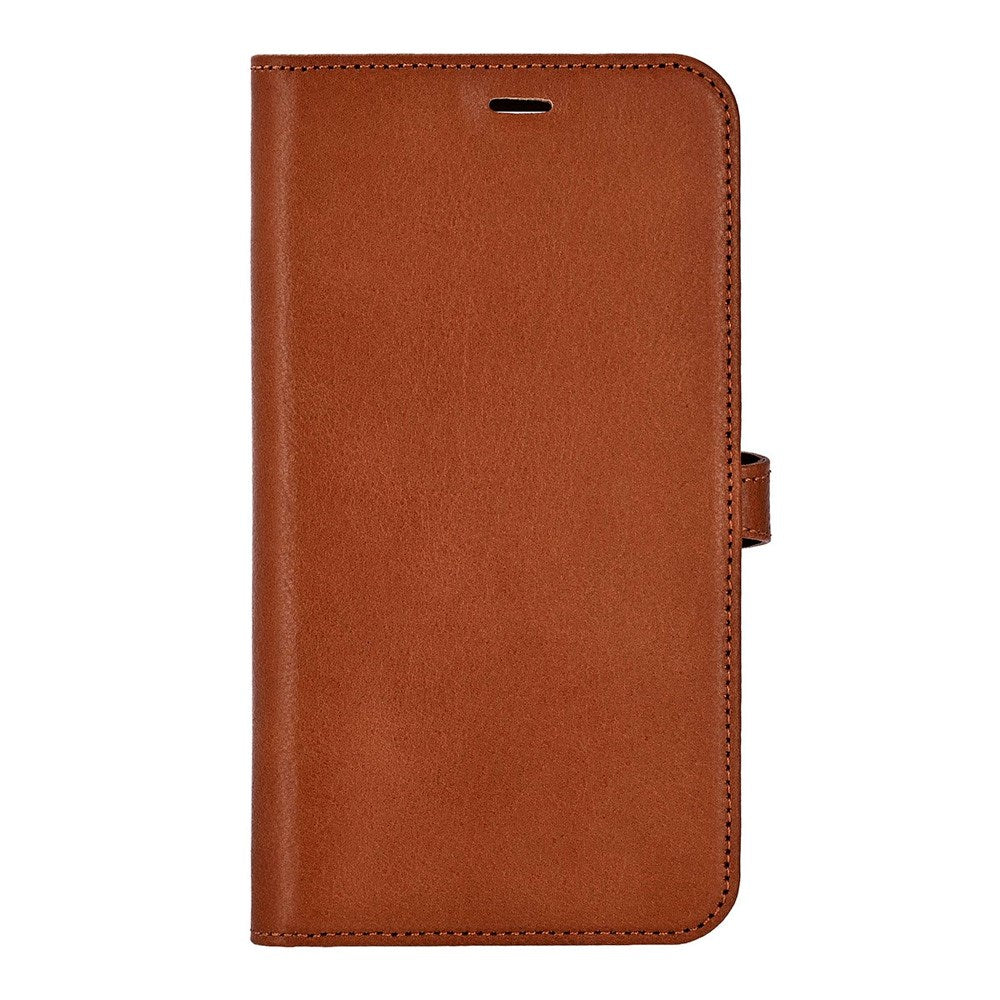 iPhone Air Buffalo 2-in-1 Genuine Leather Flip Case - Brown