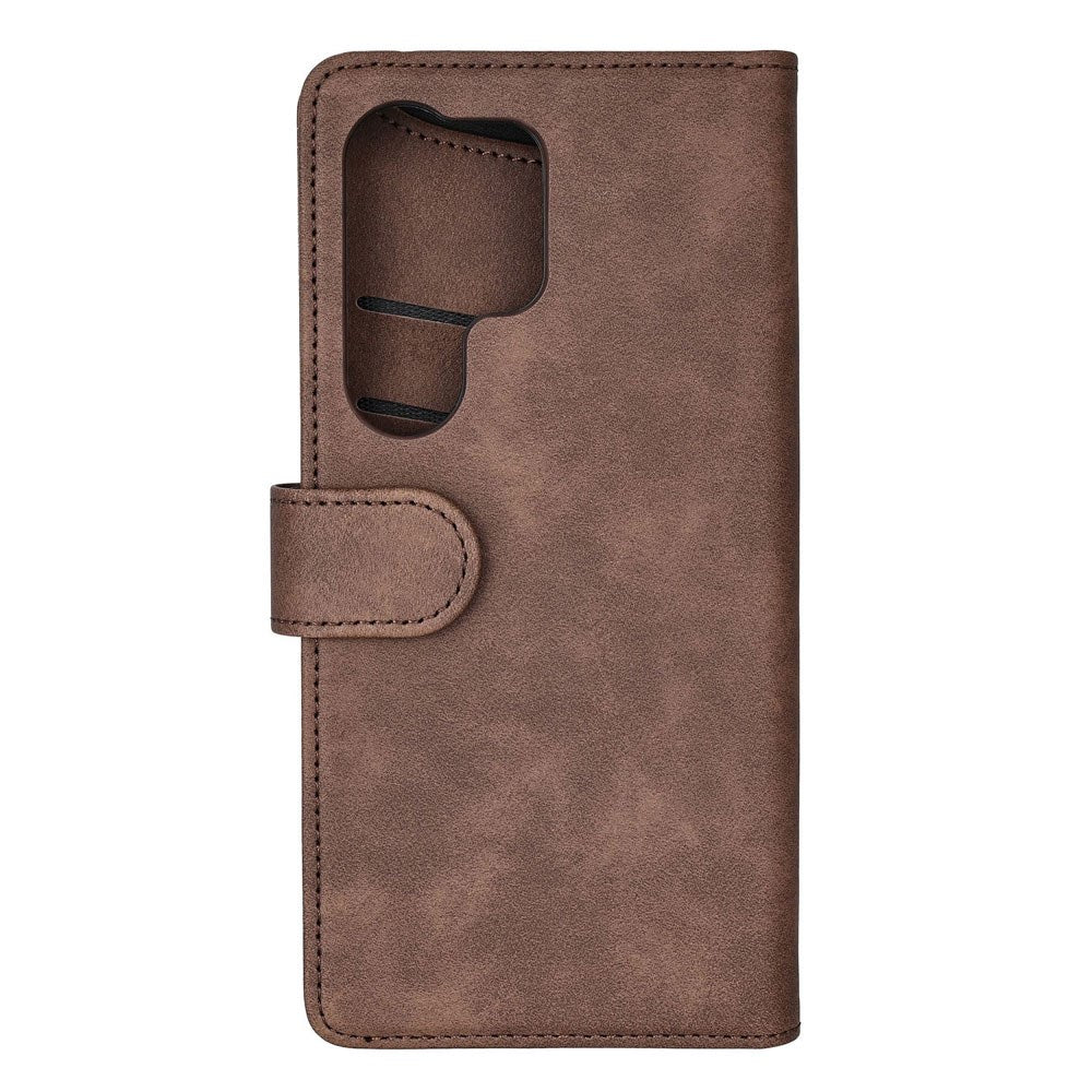 Samsung Galaxy S26 Ultra GEAR Faux Leather Flip Case - MagSafe Compatible - Brown
