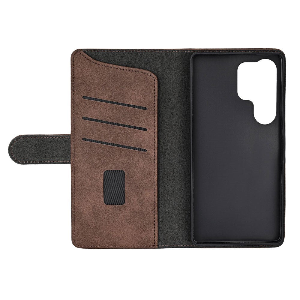 Samsung Galaxy S26 Ultra GEAR Faux Leather Flip Case - MagSafe Compatible - Brown
