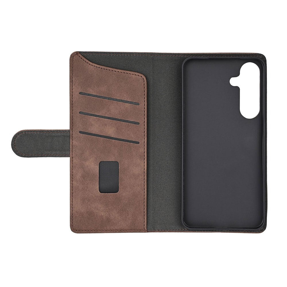 Samsung Galaxy S26+ (Plus) GEAR Faux Leather Flip Case - MagSafe Compatible - Brown