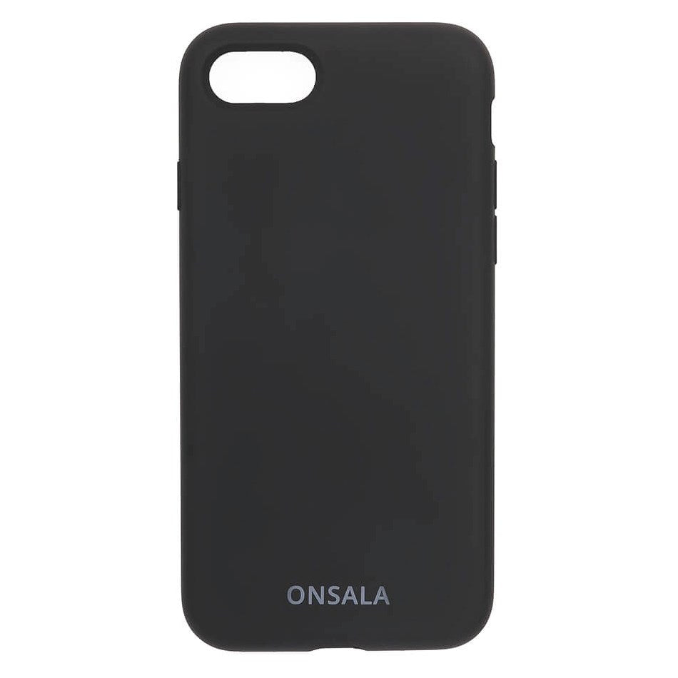 iPhone SE (2022 / 2020) / 8 / 7 Onsala Collection Liquid Silicone Case - Black