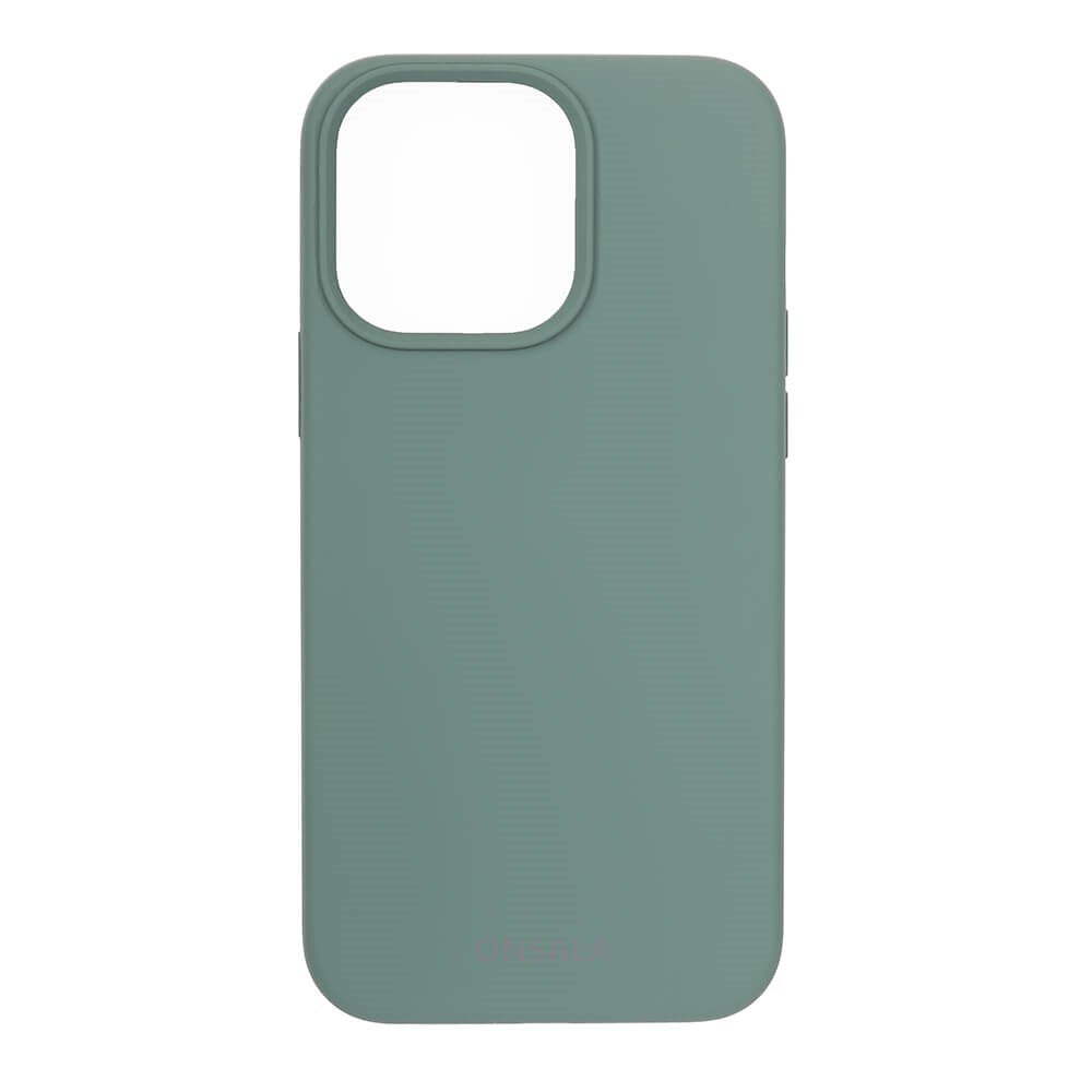iPhone 13 Pro Onsala Collection Liquid Silicone Case - Pine Green