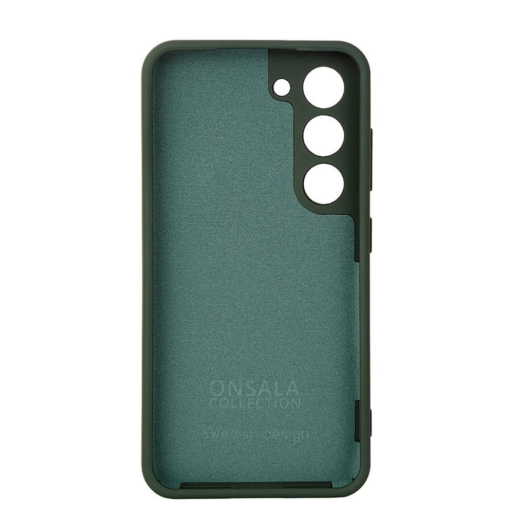 Samsung Galaxy S23 Onsala Silicone Case - Dark Green