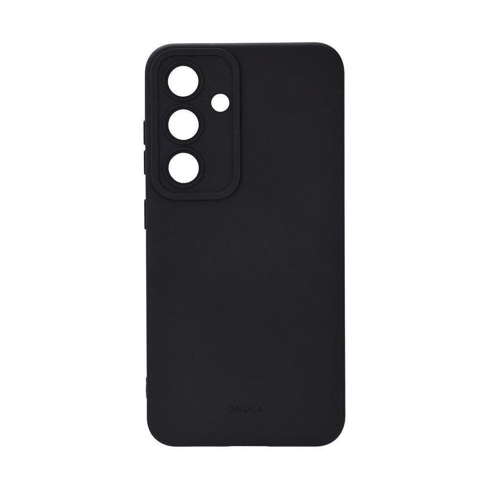 Onsala Samsung Galaxy S25 Silicone Touch Case - Black