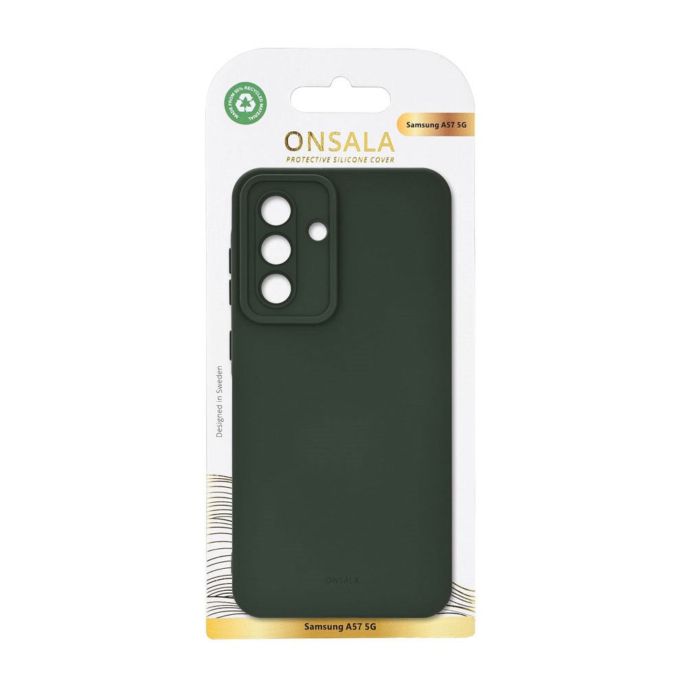 Samsung Galaxy A57 Onsala Silicone Case – Olive Green
