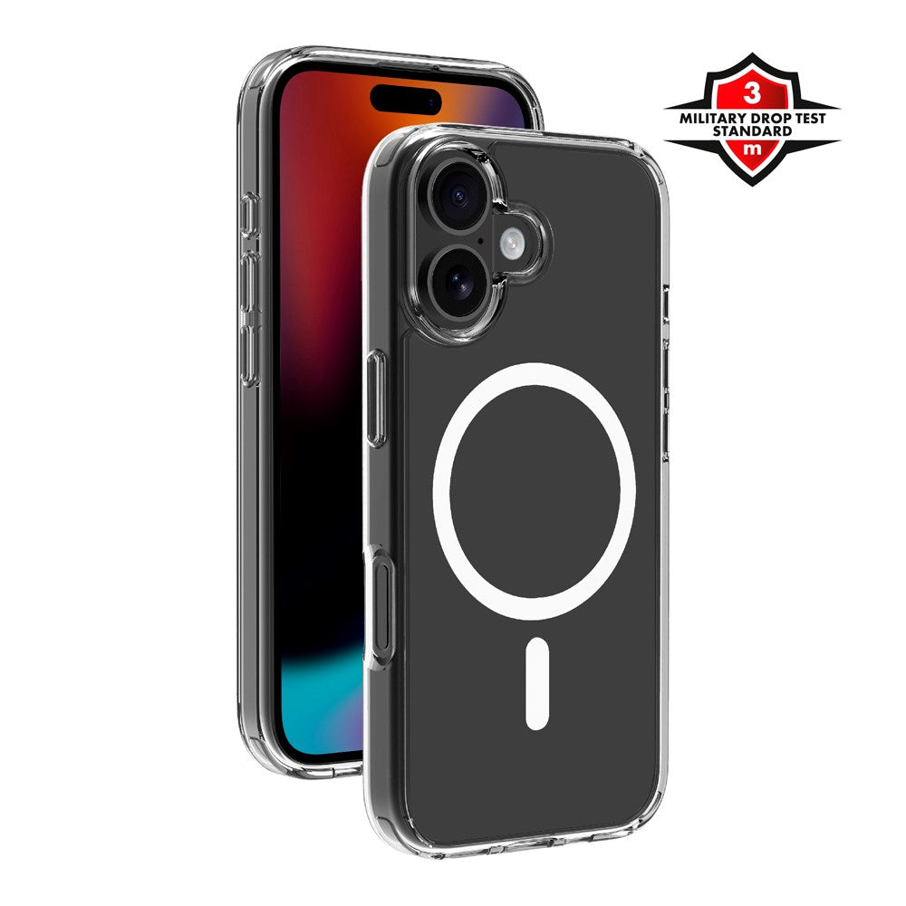 X2O iPhone 17 Mag Clear Case - MagSafe Compatible - Transparent