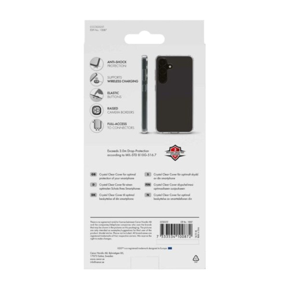 Samsung Galaxy S25 X2O Crystal Clear Hybrid Case - Transparent