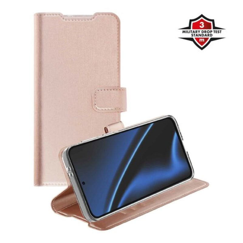Samsung Galaxy S26 X2O Classic Wallet Flip Case - Rose Gold