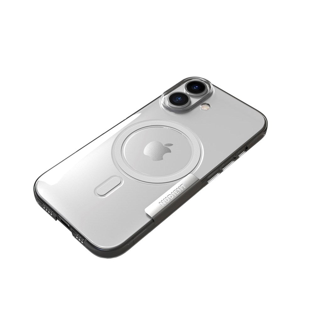 Nudient Thin Case iPhone 17 Case - MagSafe Compatible - Transparent