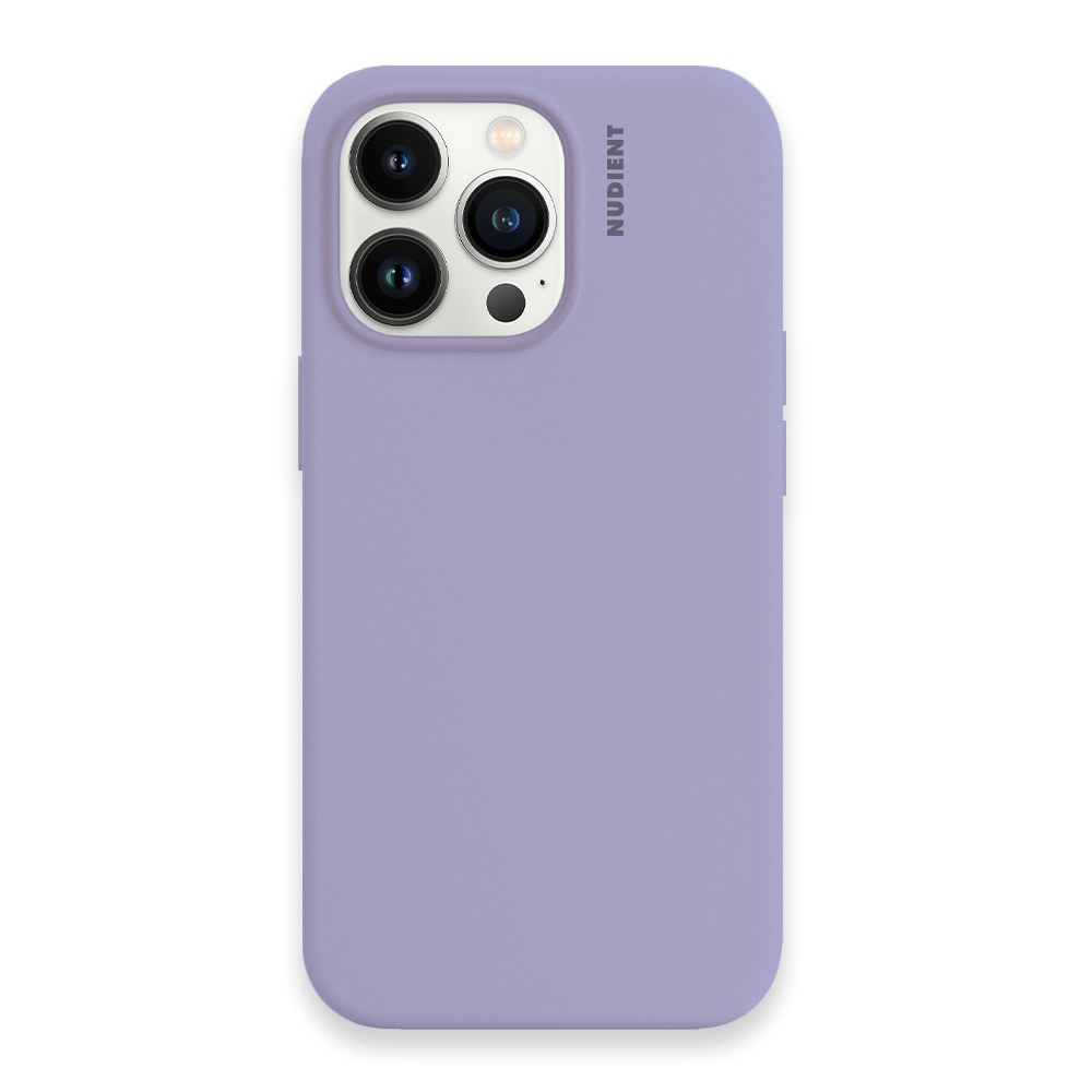 Nudient iPhone 13 Pro Base Silicone Case - Soft Purple