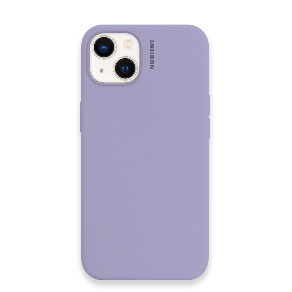 Nudient iPhone 13 Base Silicone Case - Soft Purple