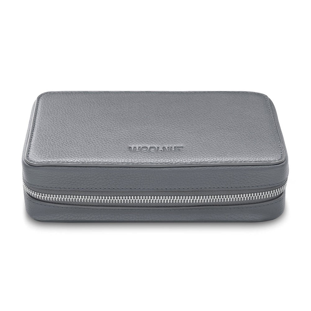 Woolnut Genuine Leather Tech Oganizer - Grey