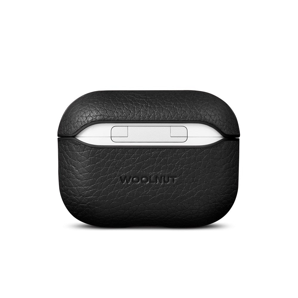WOOLNUT Apple AirPods Pro (3rd gen.) Genuine Leather Case - Black