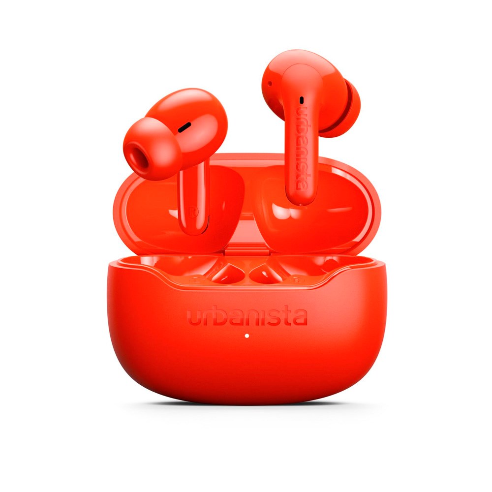 Urbanista Palermo True Wireless In-Ear Headset with Active Noise Cancelling - Poppy Orange