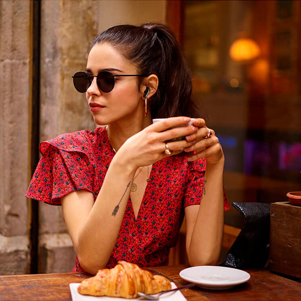 Happy Plugs Joy Wireless In-Ear Headphones - Black