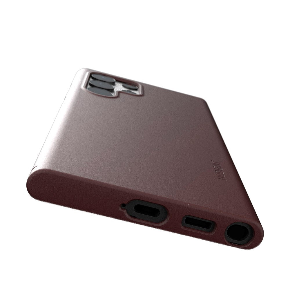 Samsung Galaxy S22 Ultra Nudient Thin Case V3 - Sangria Red