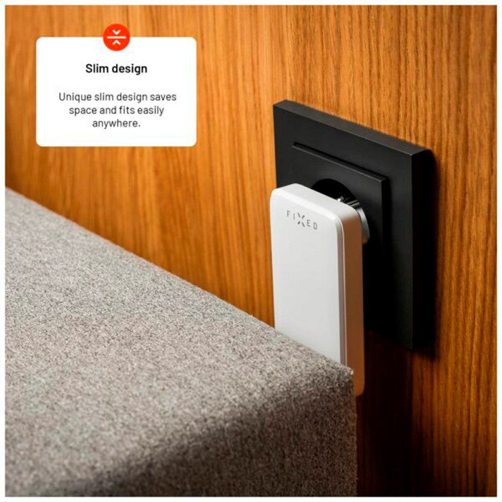 Fixed Slim GaN 90W USB-C Charger - 2 Ports - Fast Charging - White