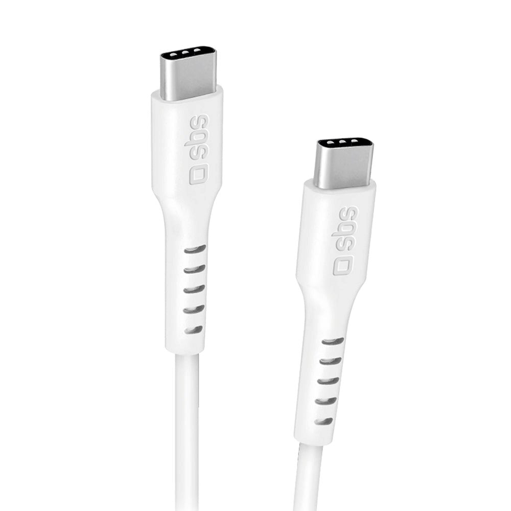SBS USB-C to USB-C - 1.5 Meter - 100W (PD) - White