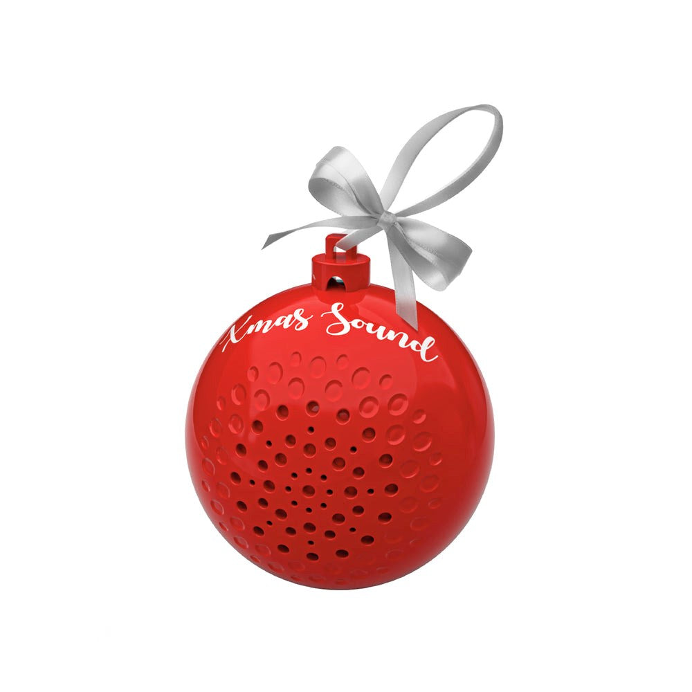 SBS 3W Christmas Ball Wireless Speaker - Red