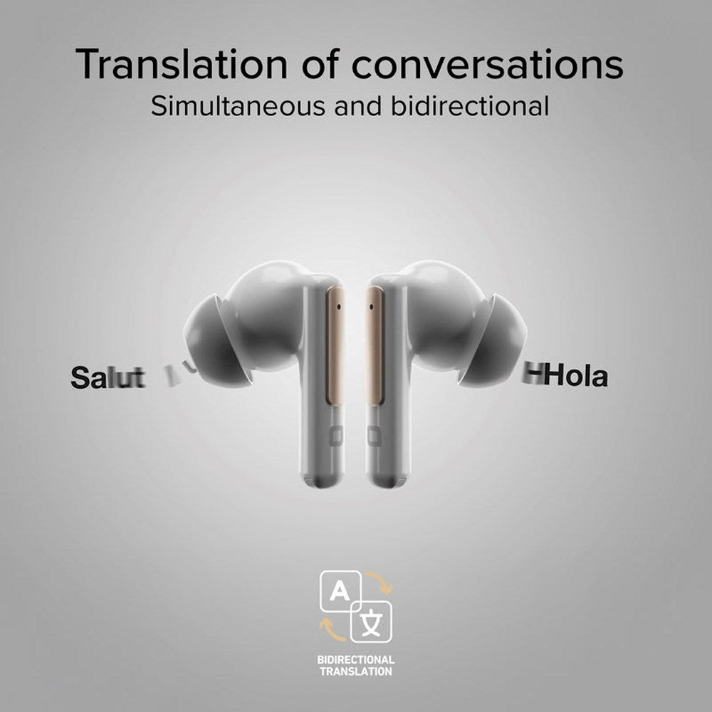 SBS - True Wireless Headphones with AI - White