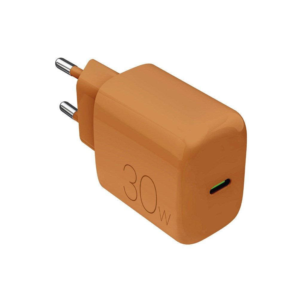 Puro Pro Lite Wall Charger 30W with 1 x USB-C & Power Delivery - Orange