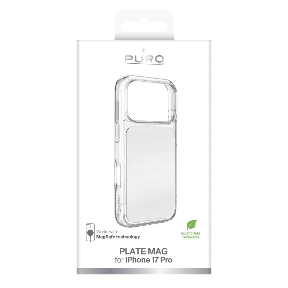 iPhone 17 Pro PURO Clear Mag Case - Transparent / White