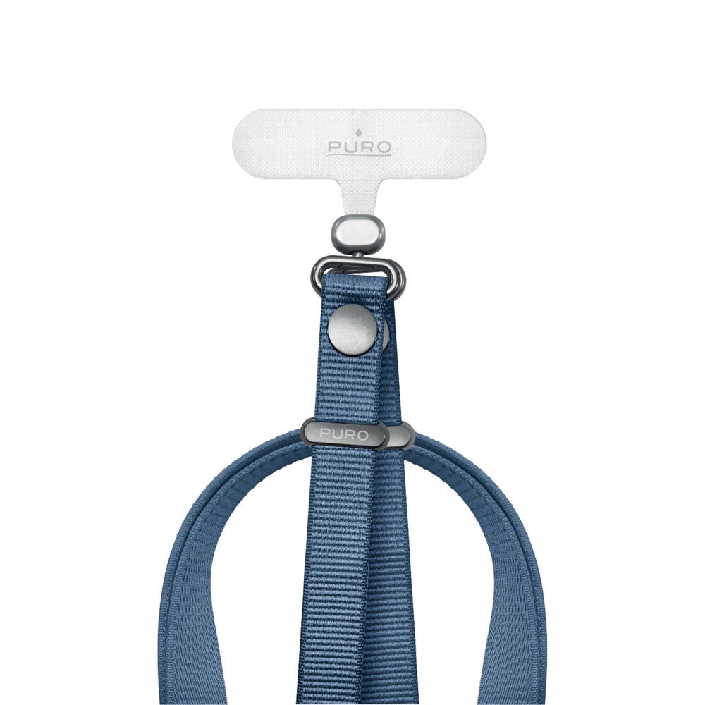 Puro Move Lace Mobile Strap with Insert Plate - Blue