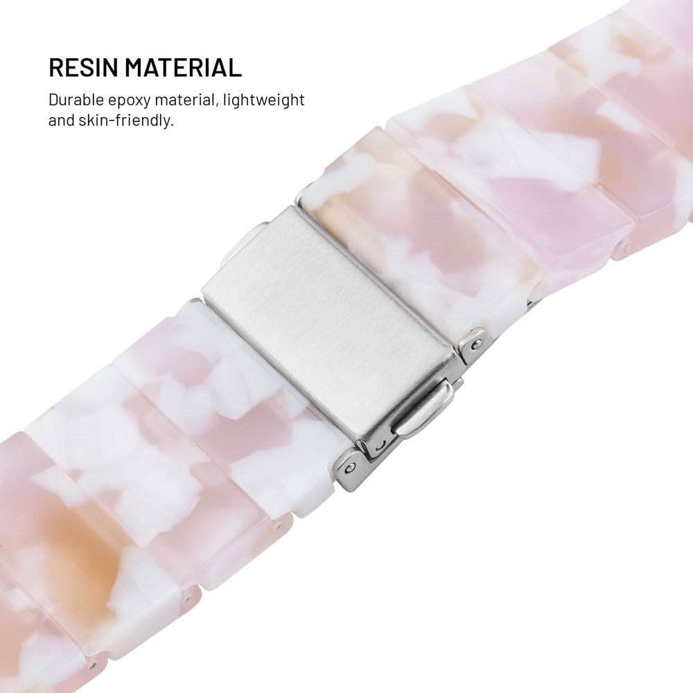 Fixed Universal Quick Release Resin Smartwatch Strap (22mm) - Pink