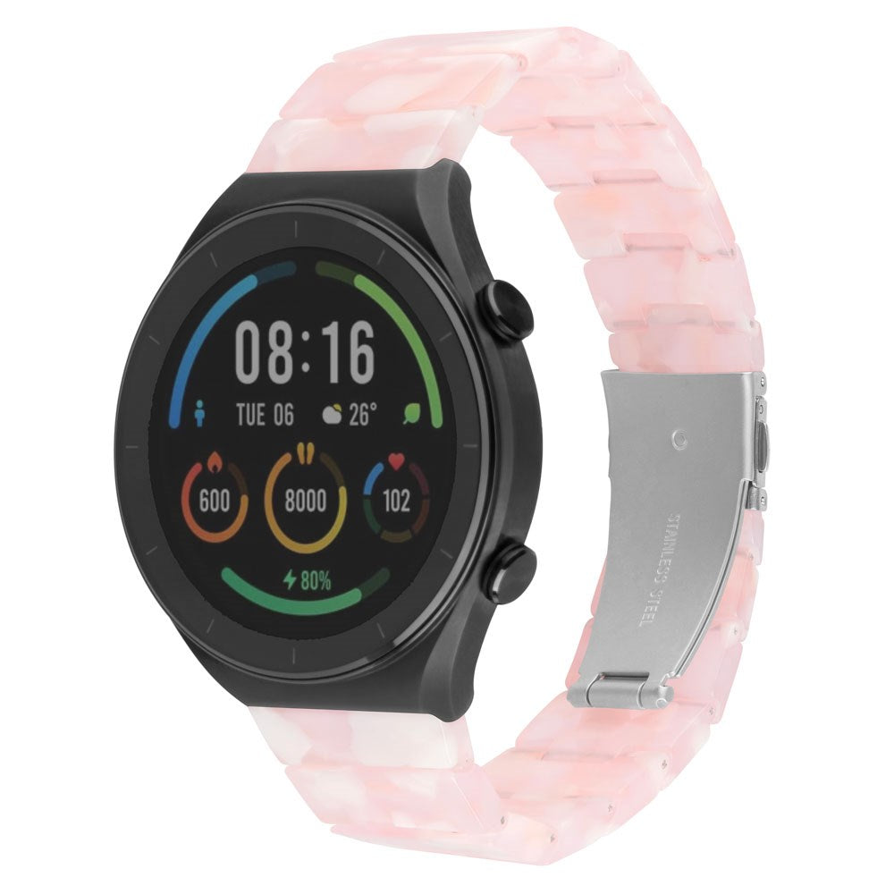 Fixed Universal Quick Release Resin Smartwatch Strap (18mm) - Pink