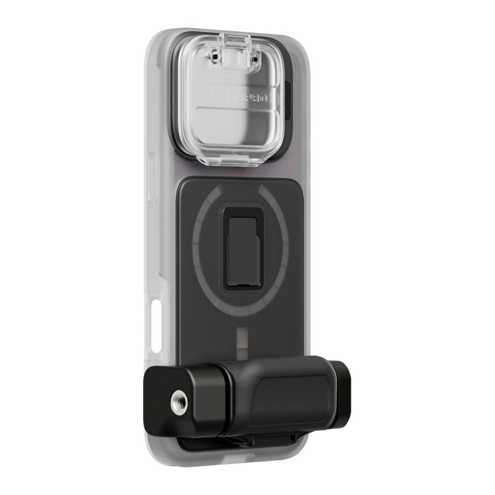 iPhone 16 Pro Max PolarPro LiteChaser 16 Pro Case - MagSafe Compatible - Transparent / Black
