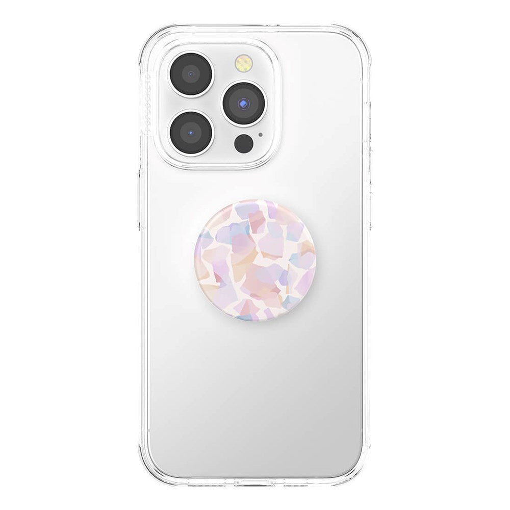 POPSOCKETS PopGrip Original Terrazzo Party Removable Grip with Stand Function - Pink Mosaic