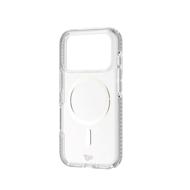 iPhone 17 Pro Tech21 EVO Crystal Case - MagSafe Compatible - Transparent / Silver