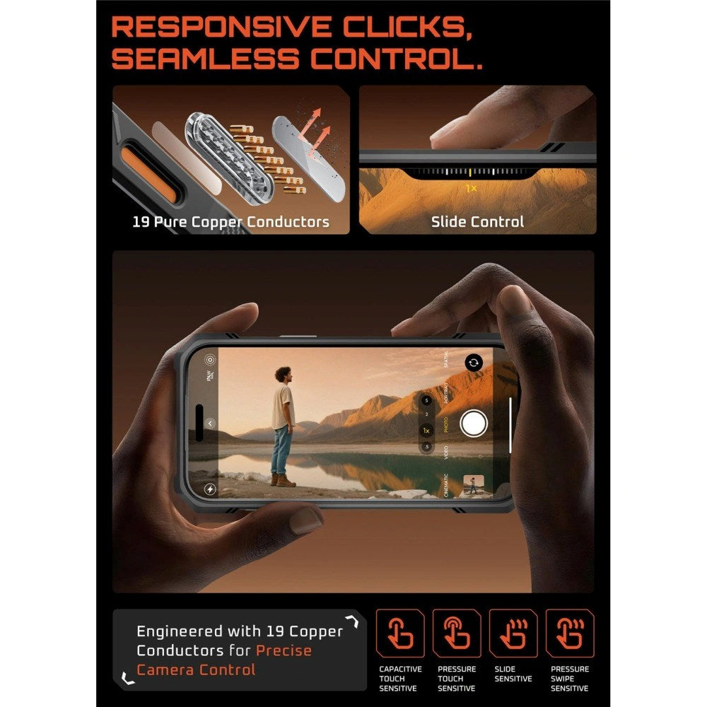 Supcase Unicorn Beetle iPhone 17 Pro Case – Magsafe - Orange