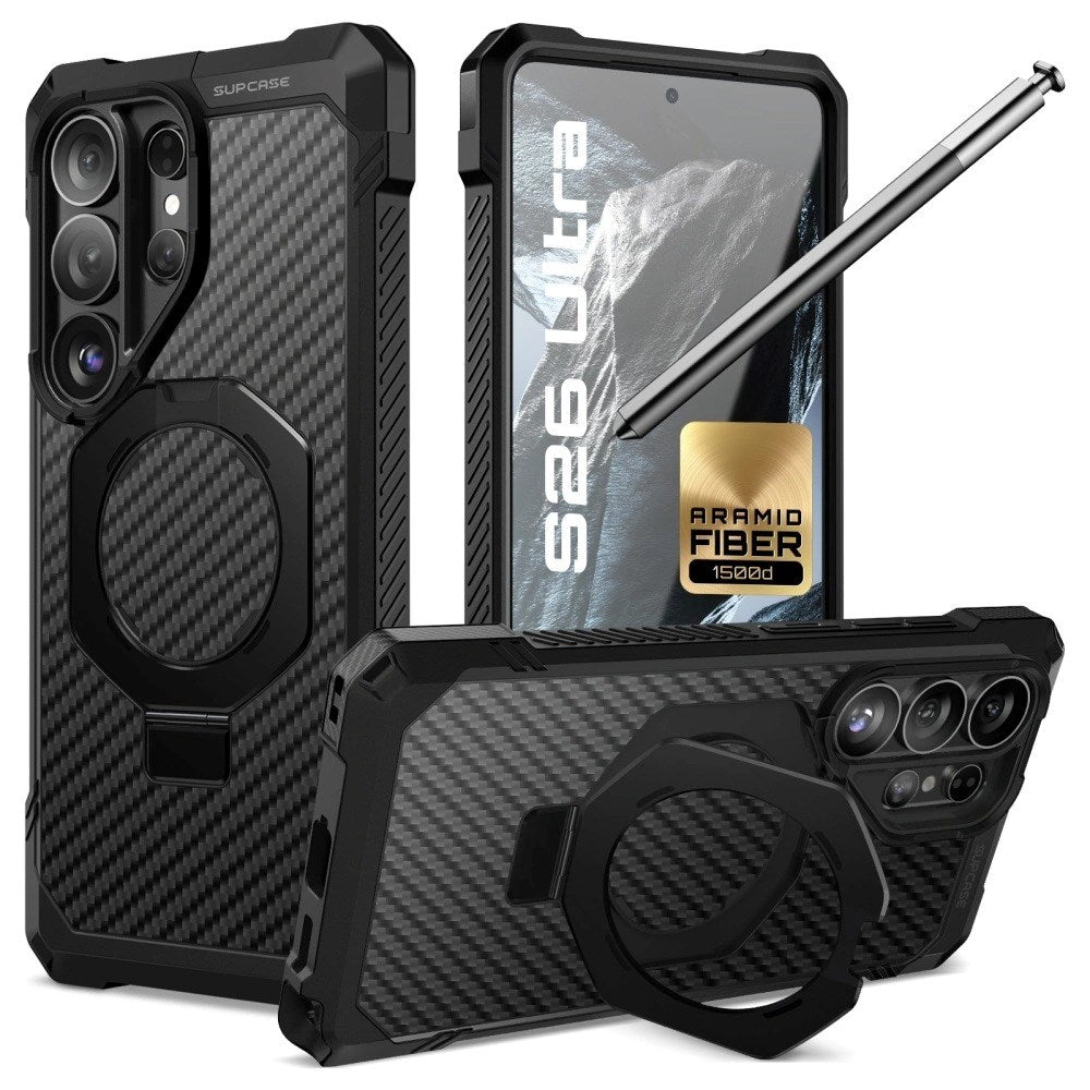 Samsung Galaxy S26 Ultra SUPCASE UB GRIB PRO MAG Case with Screen Protector - MagSafe Compatibel - Black