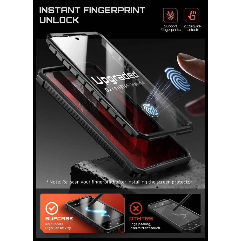 Samsung Galaxy S26 Ultra SUPCASE Unicorn Beetle Pro Mag Case with 2x Front Frame - MagSafe Compatible - Black