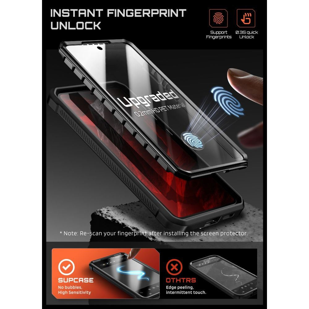 Samsung Galaxy S26+ (Plus) SUPCASE Unicorn Beetle Pro Mag Case with 2x Front Frame - MagSafe Compatible - Black