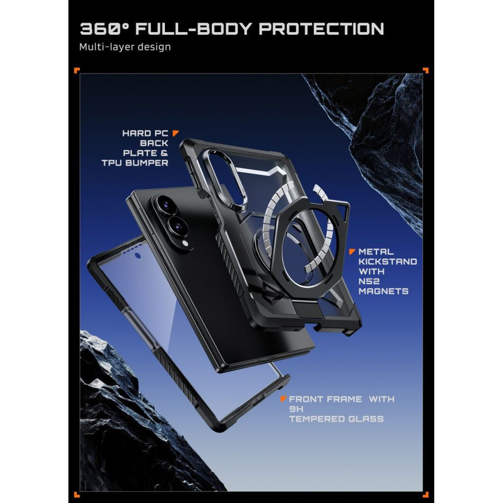 Samsung Galaxy Z Fold8 Supcase UB Grip Mag Case - MagSafe Compatible - Black