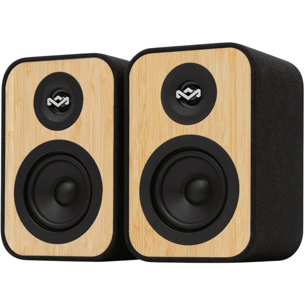House of Marley Uplift Bookshelf Bluetooth Speaker - Black / Light Bamboo