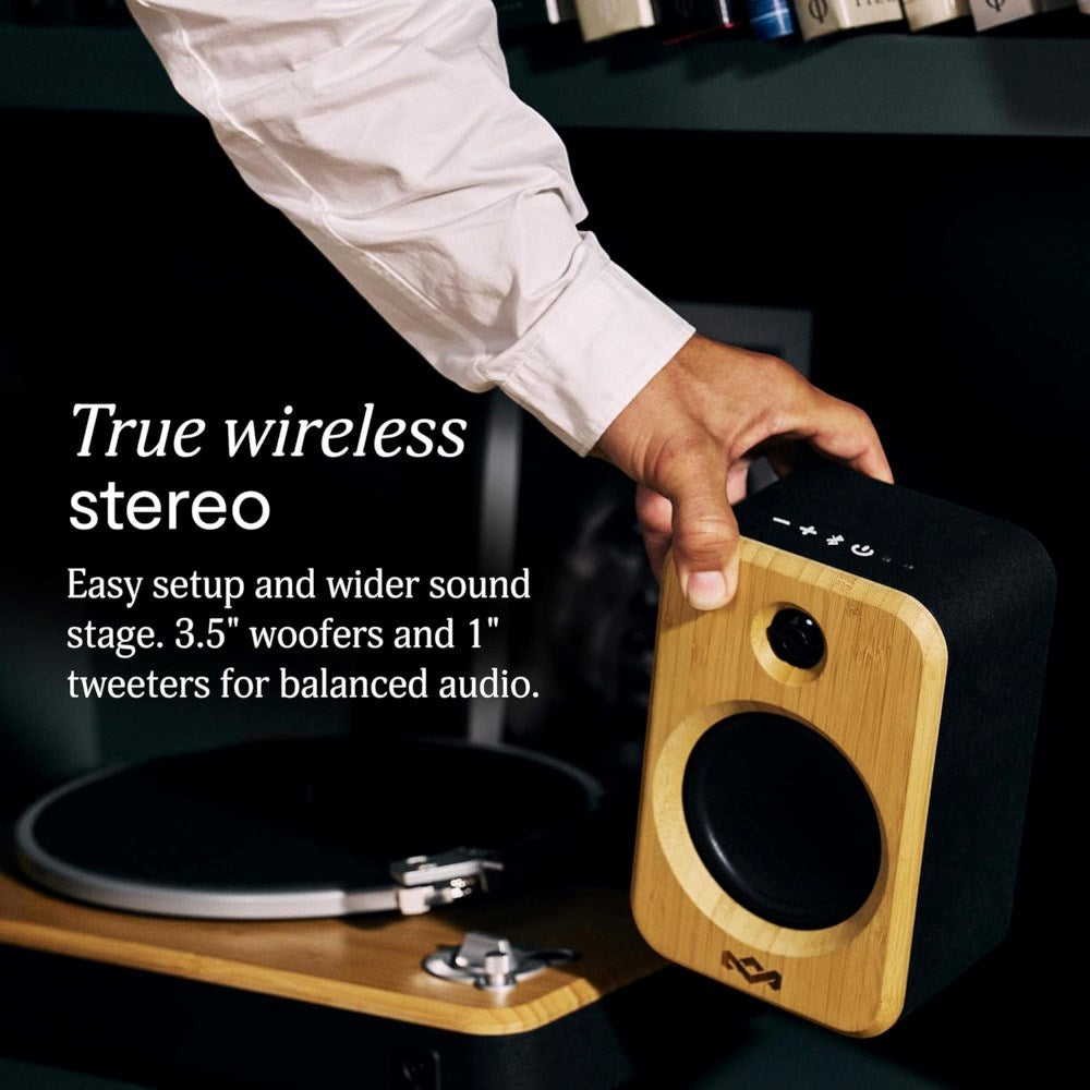 House of Marley Get Together Duo 2 Speaker - Black / Light Bamboo