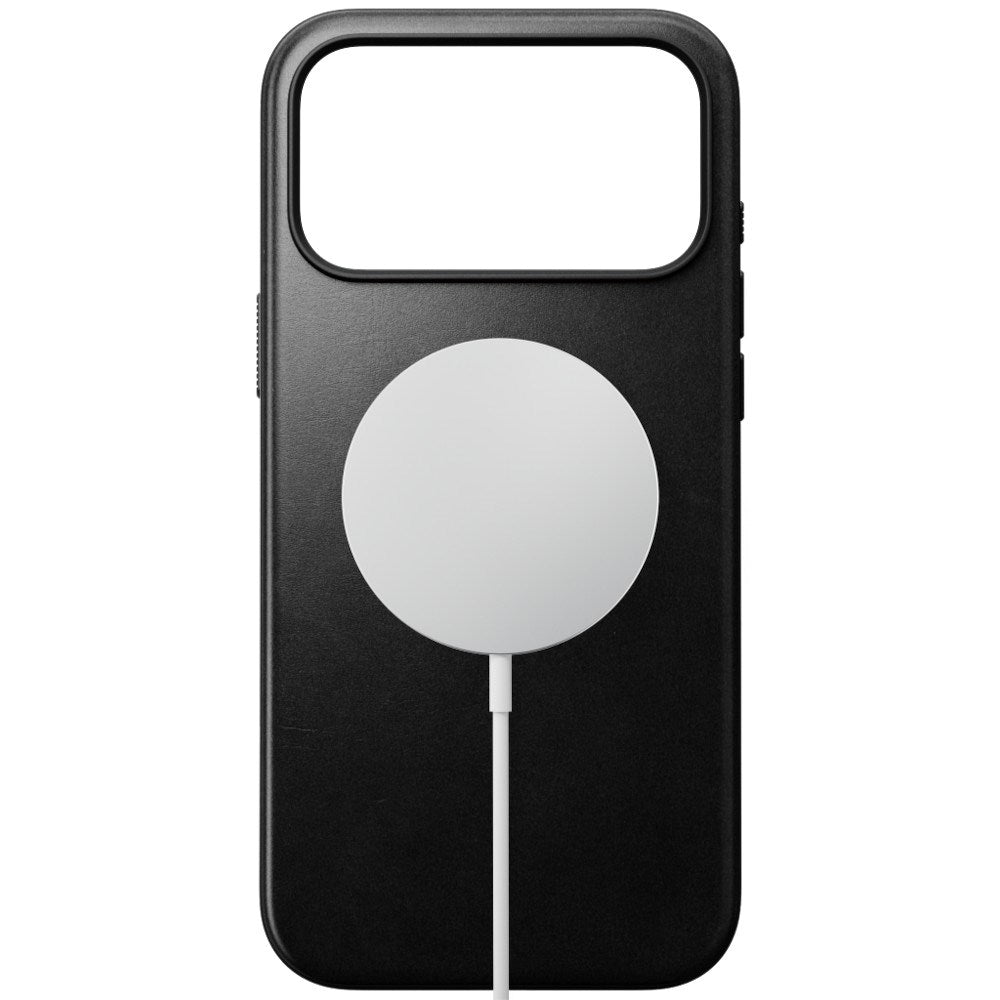 iPhone 18 Pro Max Nomad Modern Horween Leather Case - MagSafe Compatible - Black