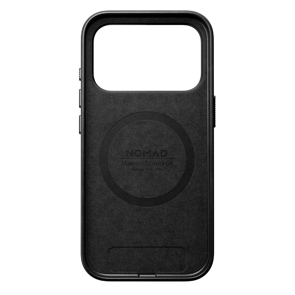 Nomad iPhone 17 Pro Traditional Horween Leather Case - MagSafe Compatible - Black
