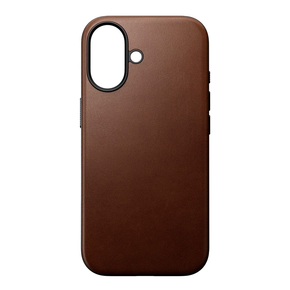 Nomad iPhone 17 Modern Leather Case - MagSafe Compatible - Brown