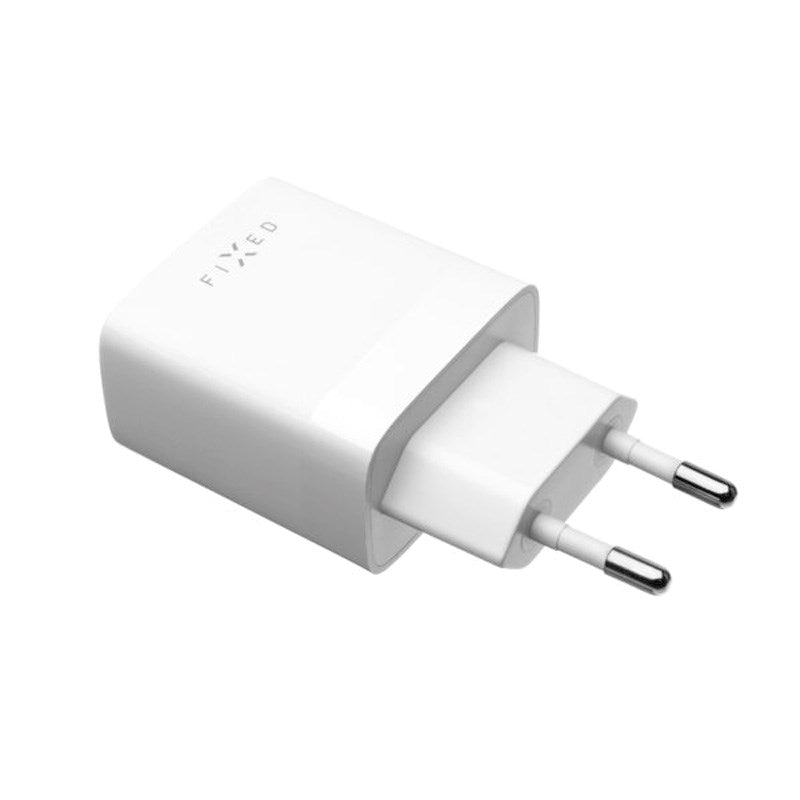 Fixed Wall Charger with 2x USB-A / 1x USB-C Cable 17W - 1m - White