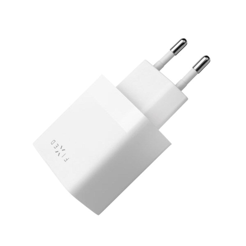 Fixed Wall Charger with 2x USB-A / 1x USB-C Cable 17W - 1m - White