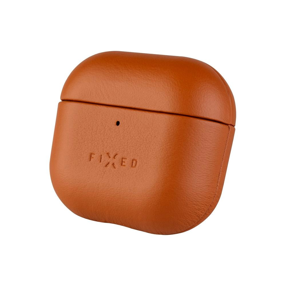 Fixed Apple AirPods (4th Gen) Genuine Leather Case - Brown
