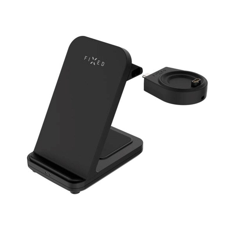 Fixed 3-in-1 Wireless Charger for Garmin Smartwatch - Black