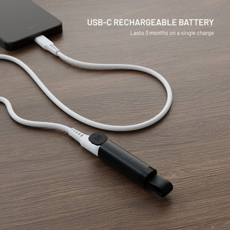 Fixed Tracking Device with USB-C Charging - Apple Find My Compatible - Black